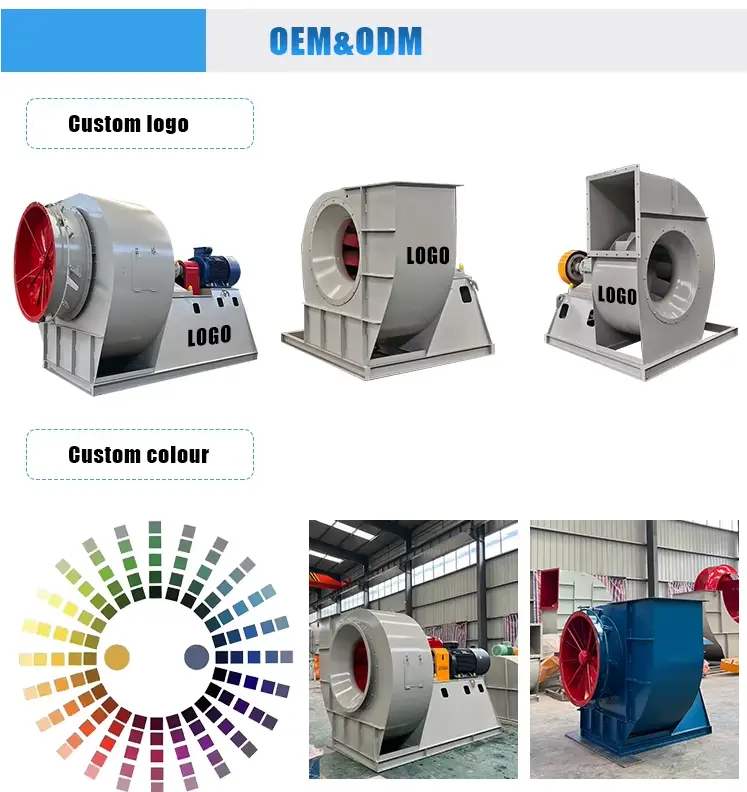 High Temperature Centrifugal Boiler Fan